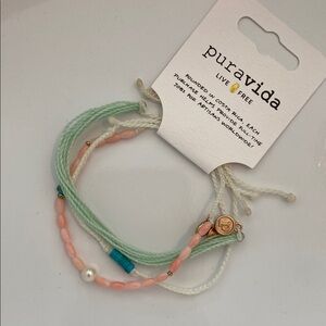 Pura Vida Pastel Beaded Bracelet Set